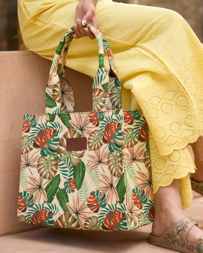 Celandine Cream Tote Bag