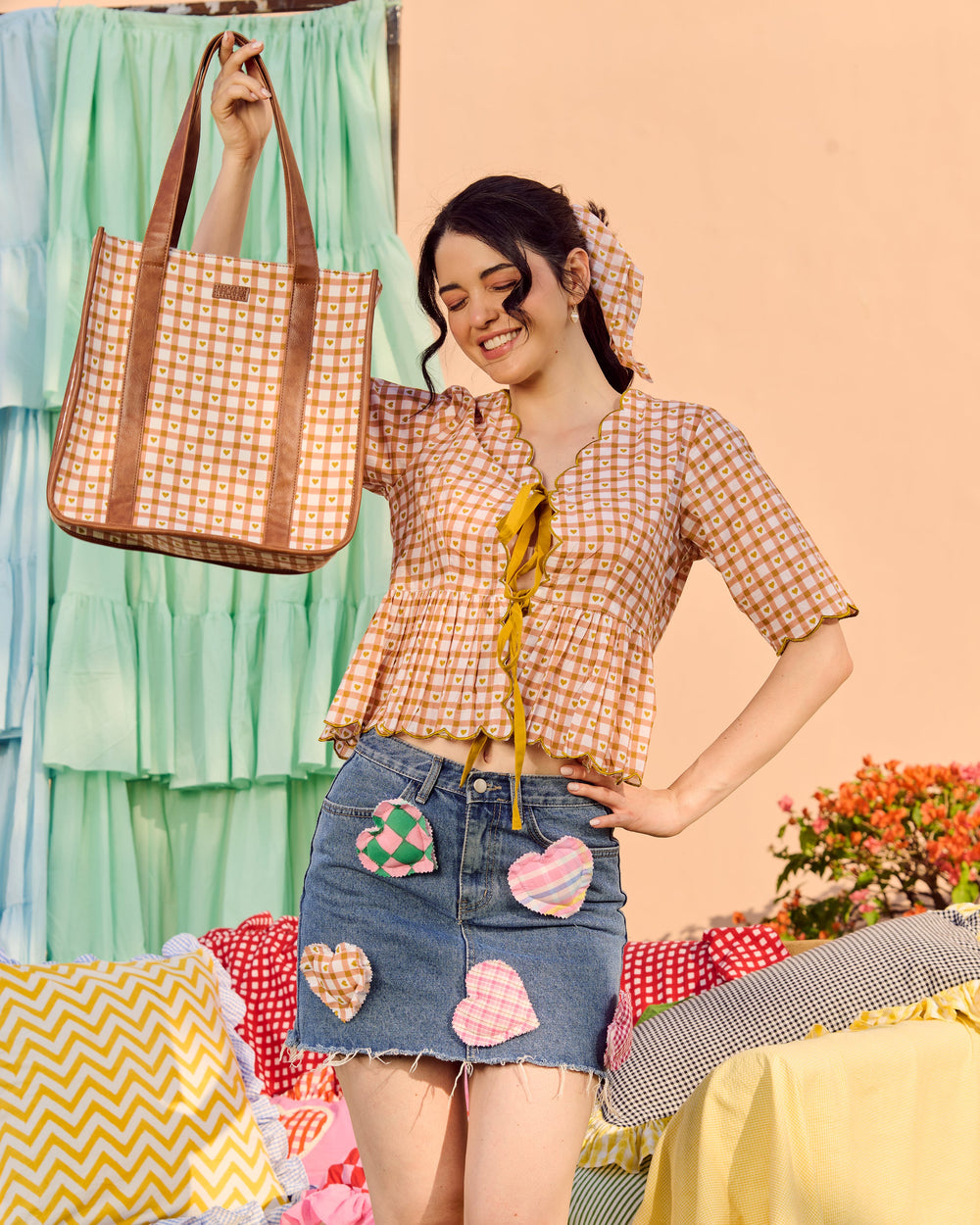 Zivara Brown Tote Bag