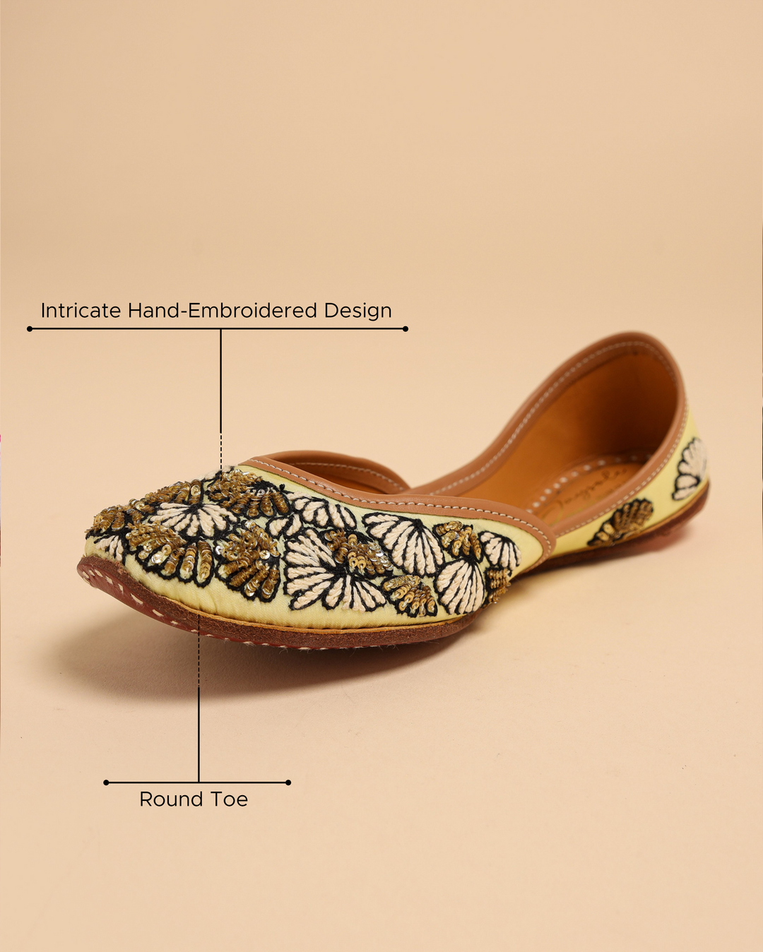 Seedpearl Handcrafted Jutti
