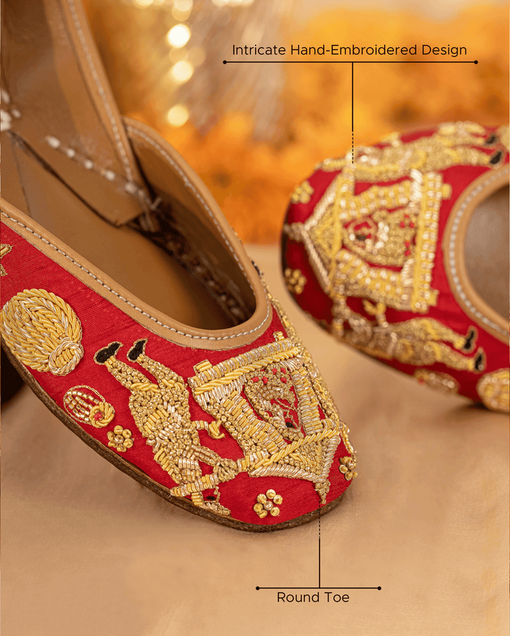 Blushing Bride Handcrafted Jutti