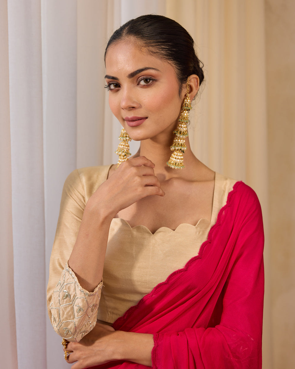 Buy Square Neck Blouse Online in India at Best Price| Aachho, image size:1000x1248