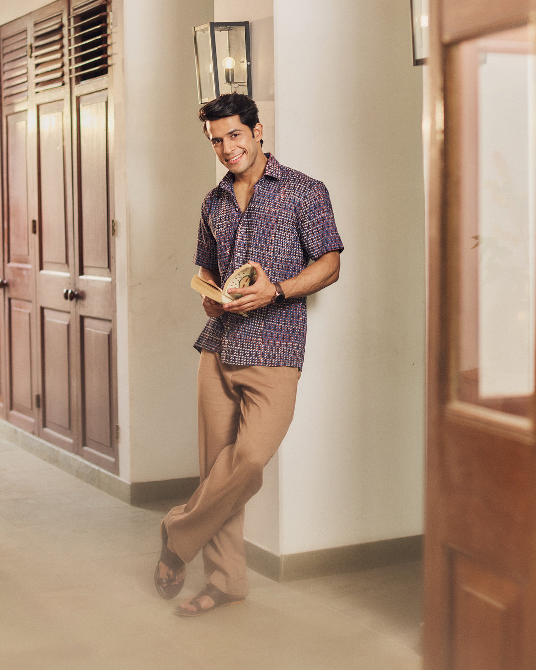 Ronak Black Printed Cotton Shirt