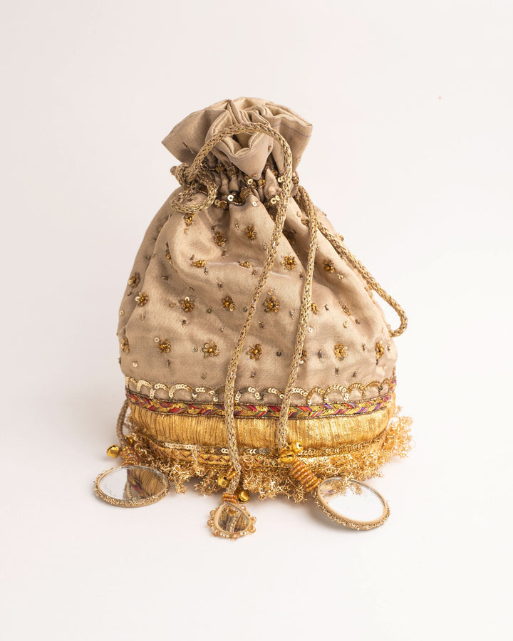 Naqaashi Beige Potli