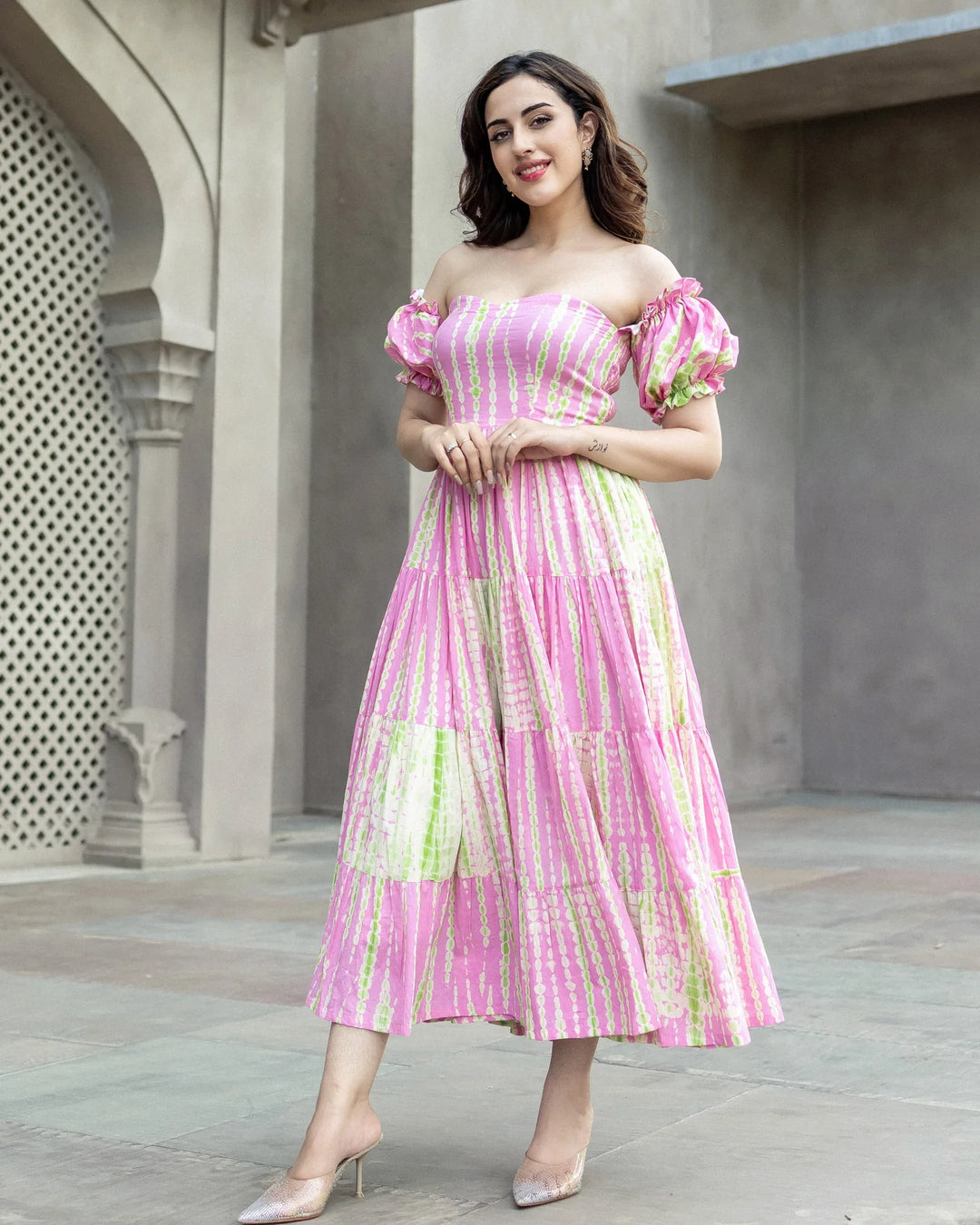 Buy Akira Shibori Cotton Dress online in India at Best Price Aachho