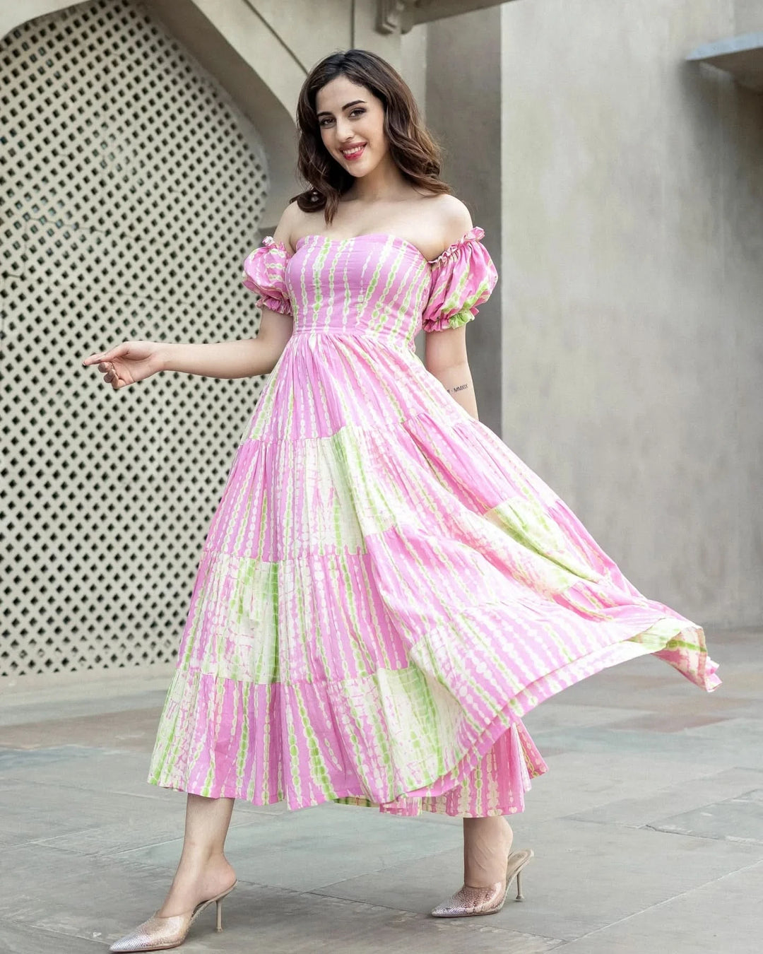 Buy Akira Shibori Cotton Dress online in India at Best Price Aachho