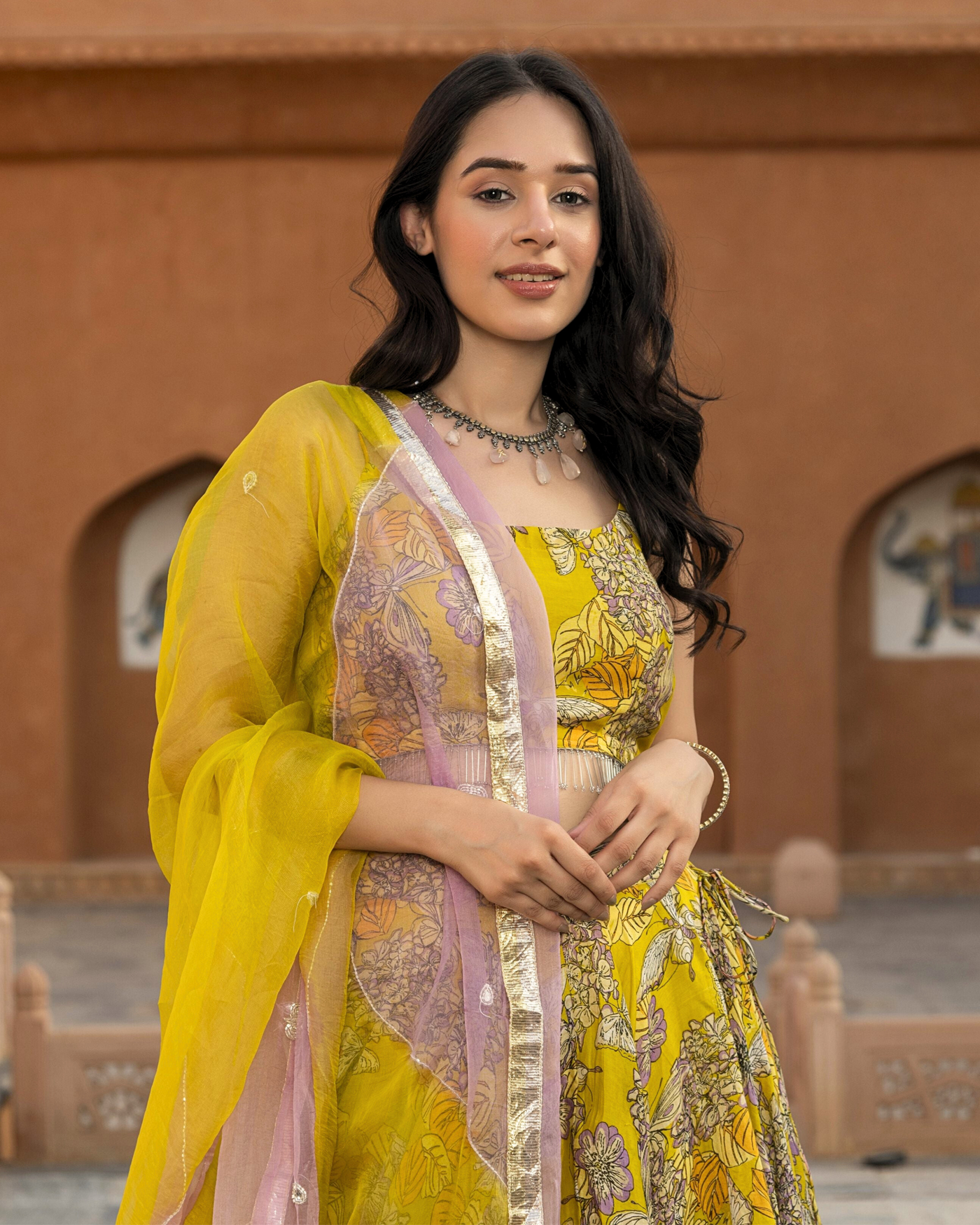 Ruhi Chanderi Lehenga Set