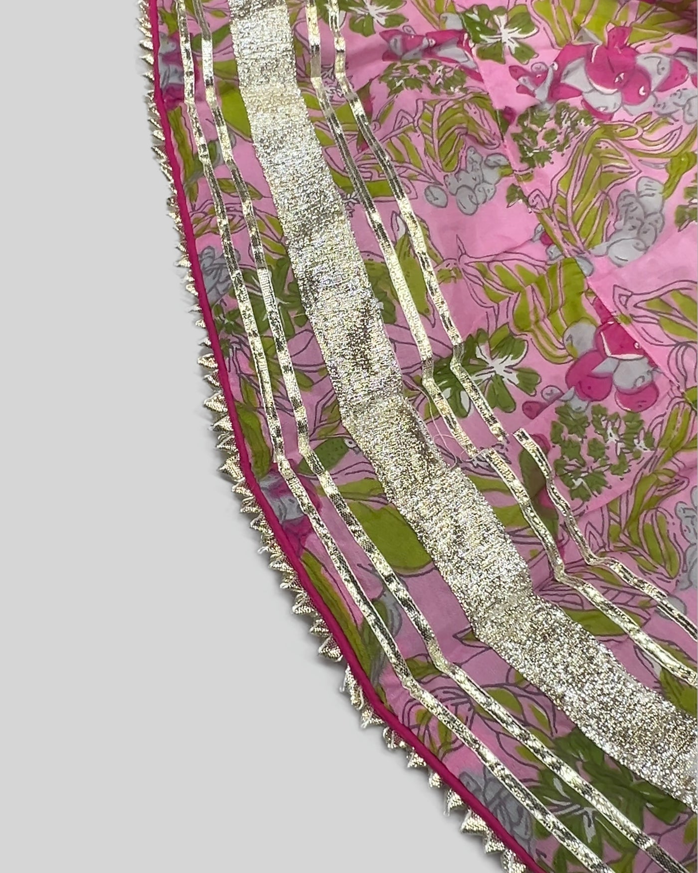 Yelena Chanderi Angrakha Suit Set