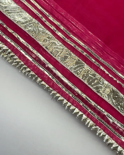 Yelena Chanderi Angrakha Suit Set