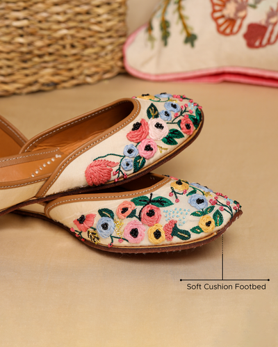 Flower Bae Handcrafted Jutti