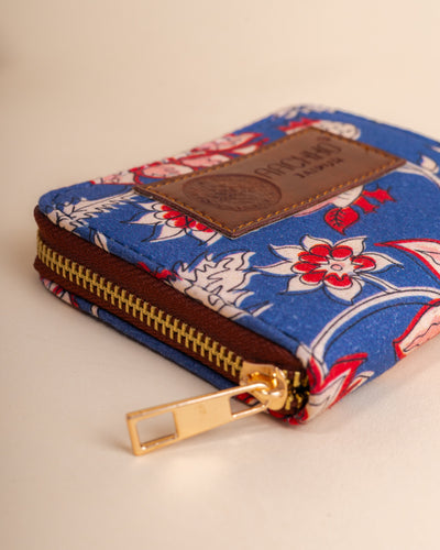 Blossom Blue Coin Pouch