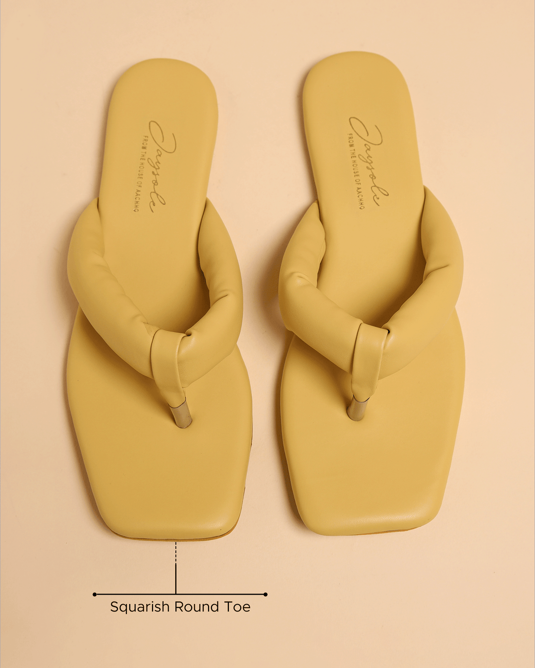 Strawlight Open Toe Flats