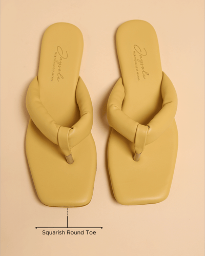 Strawlight Open Toe Flats