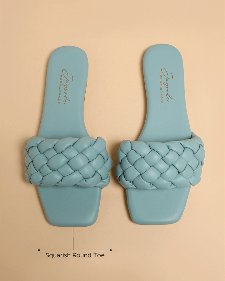 Coastal Shade Braided Slides