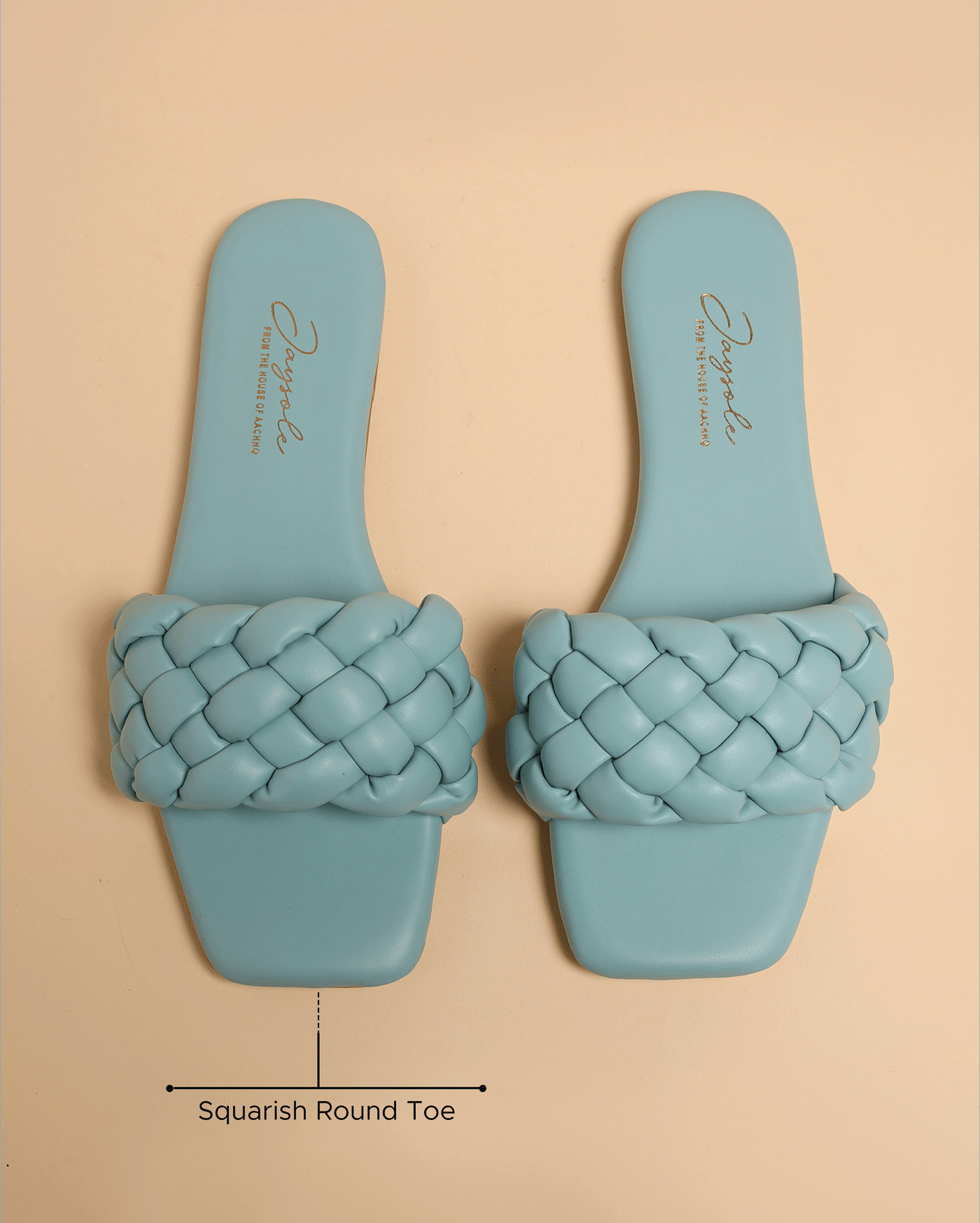 Coastal Shade Braided Slides