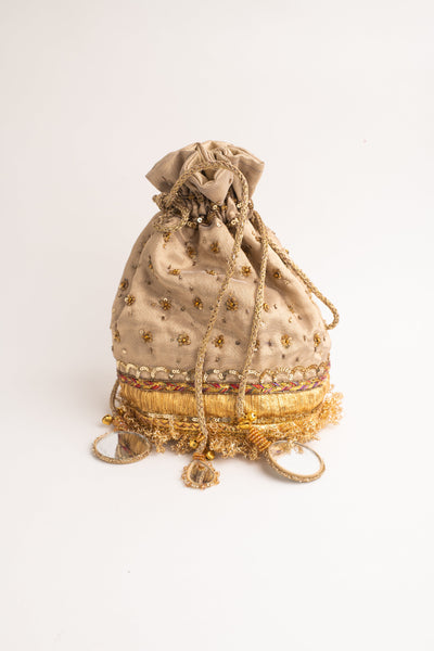 Naqaashi Beige Potli