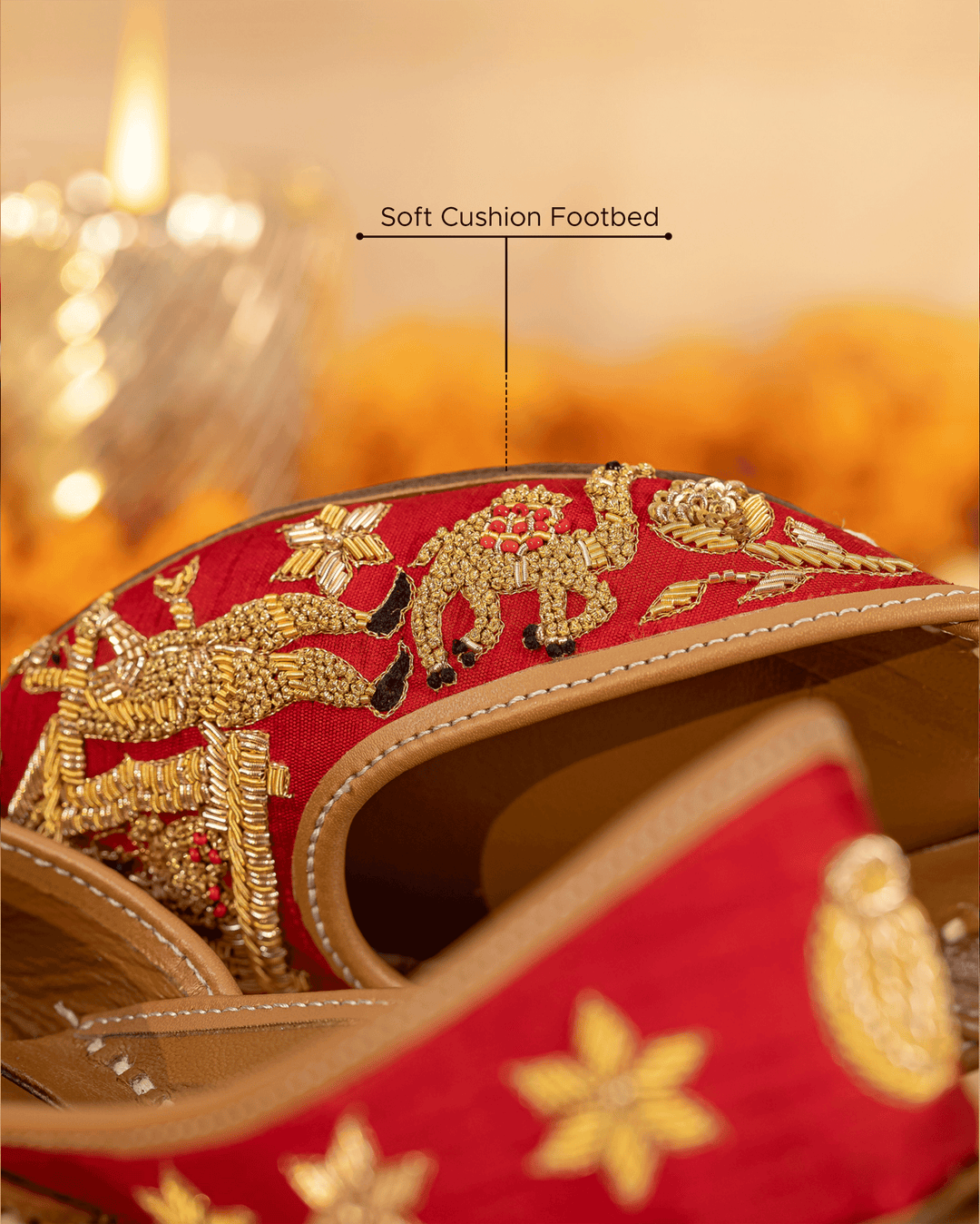 Blushing Bride Handcrafted Jutti