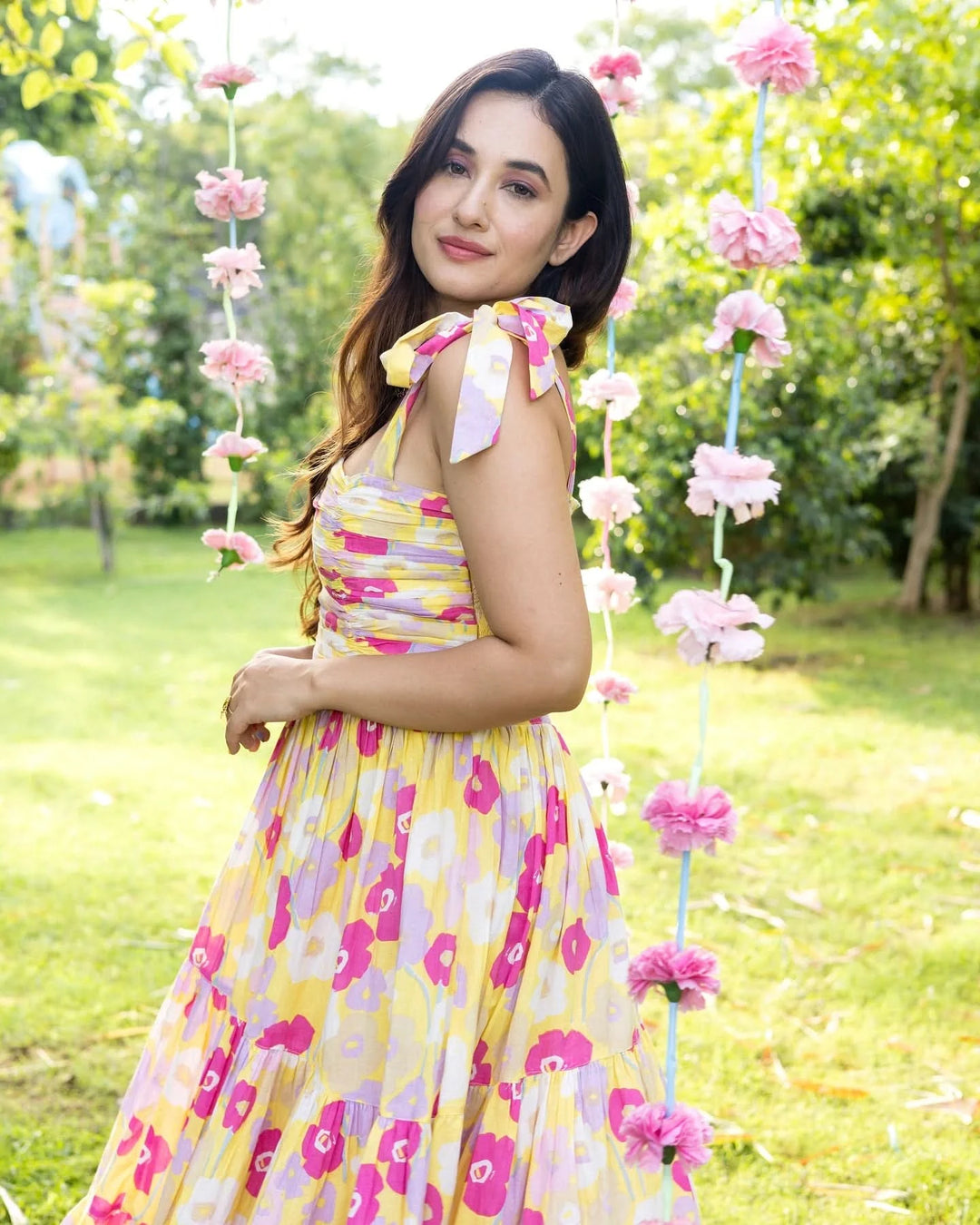 Aferdita Tier Cotton Dress