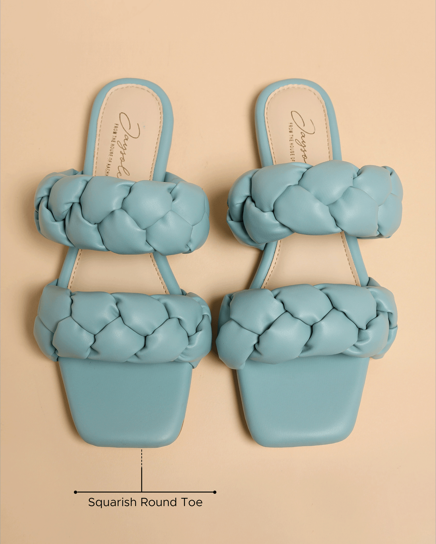 Blue Heron Braided Flats