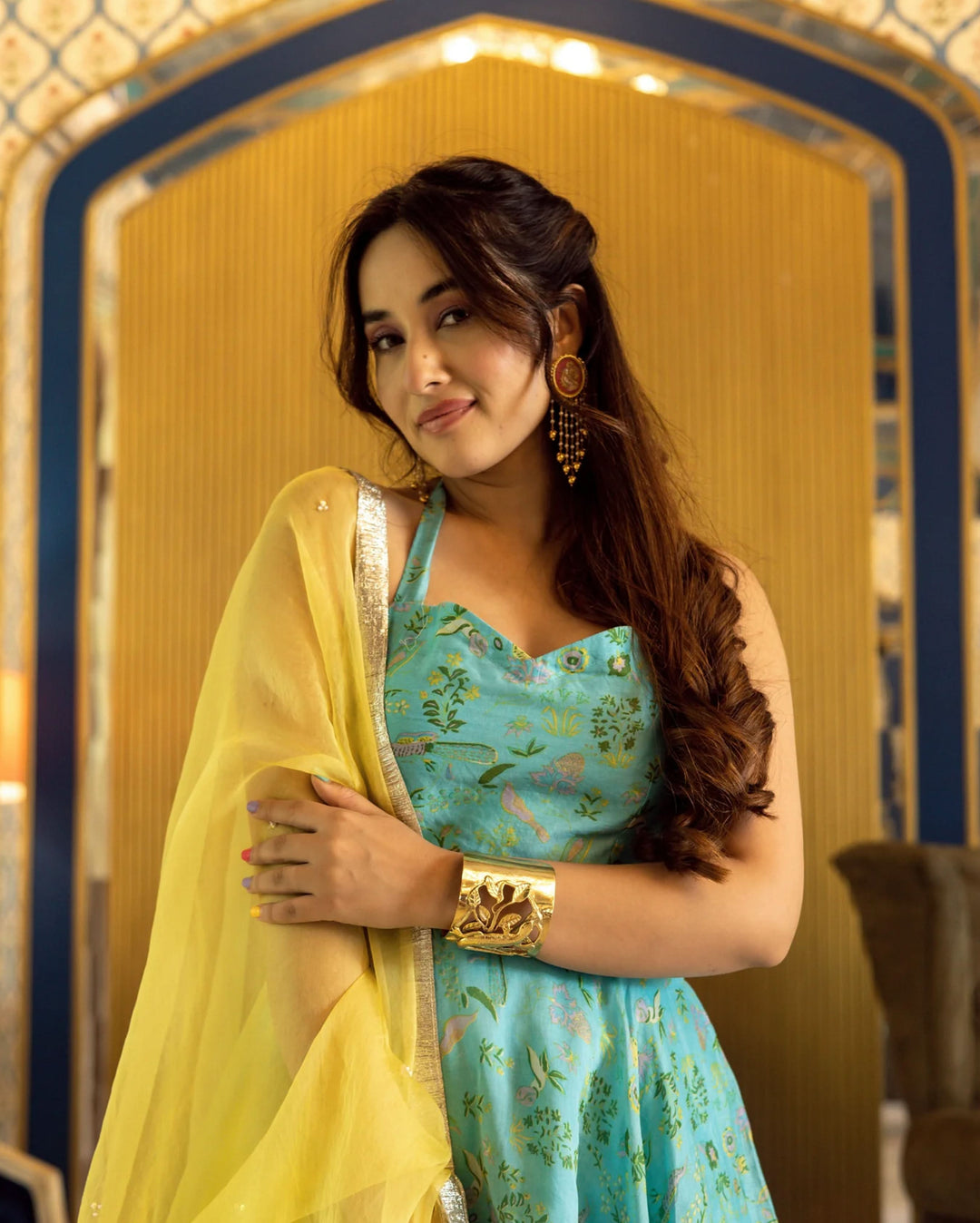 Firosa Chanderi Sharara Set