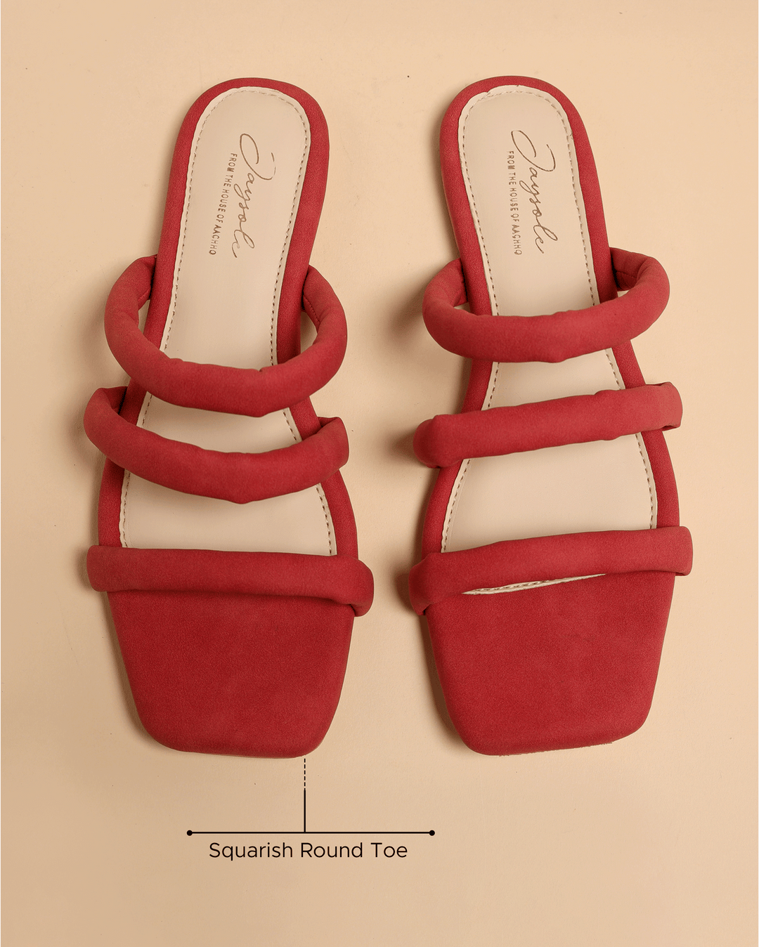 Jazzy Love Trio Suede Flats