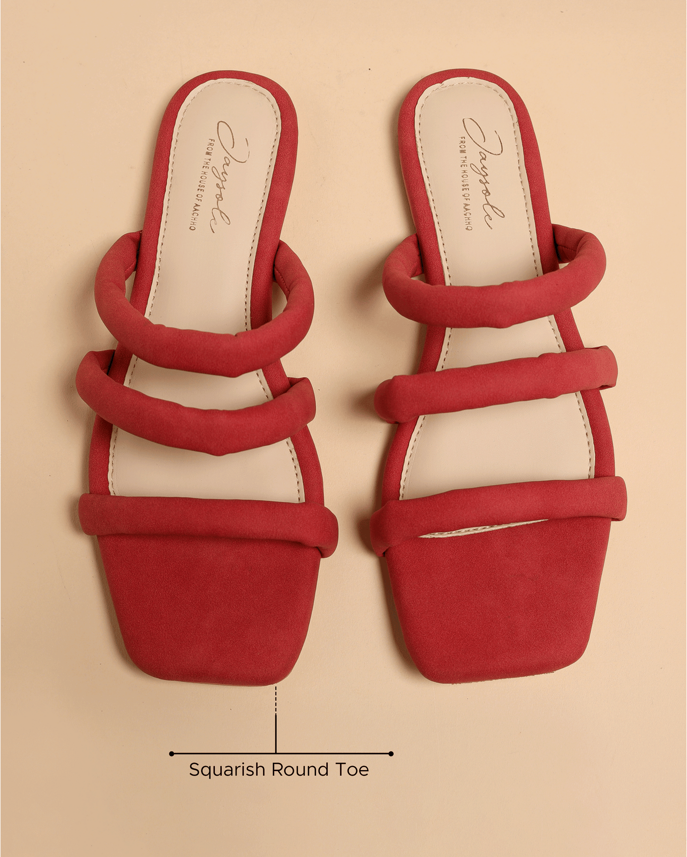 Jazzy Love Trio Suede Flats