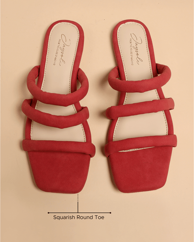 Jazzy Love Trio Suede Flats