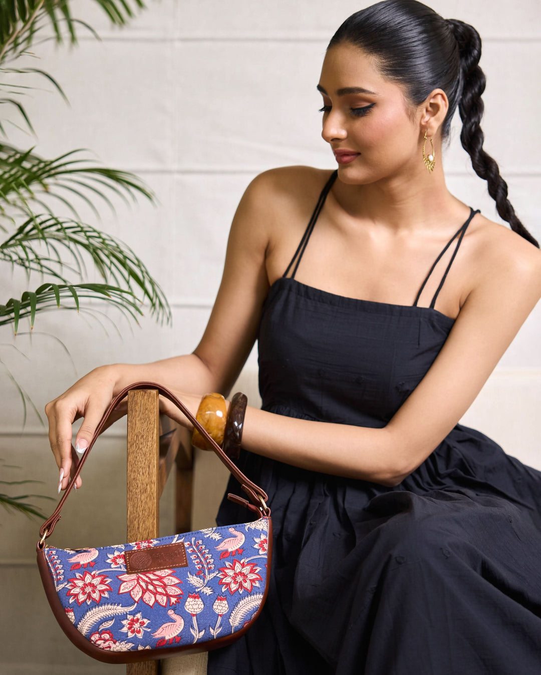 Bloomveil Blue Fanny Bag