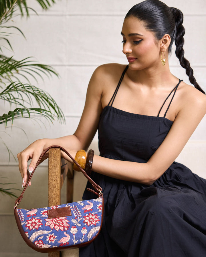 Bloomveil Blue Fanny Bag
