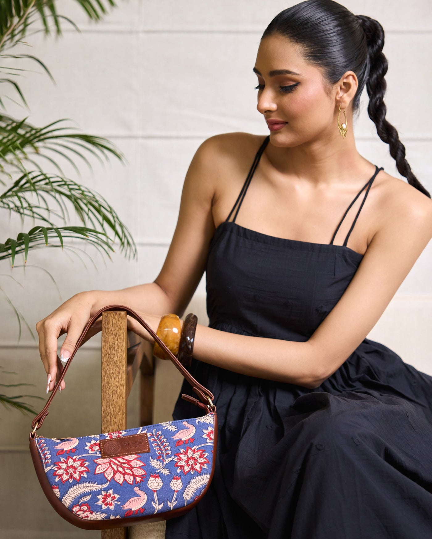 Bloomveil Blue Fanny Bag
