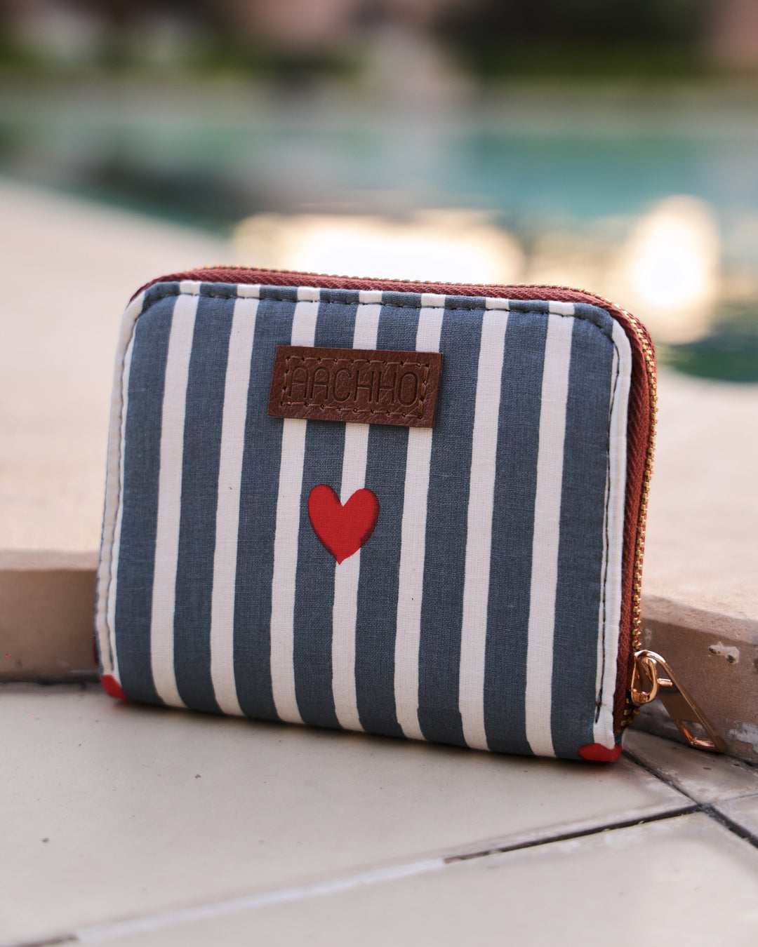 Liora Blue Coin Pouch