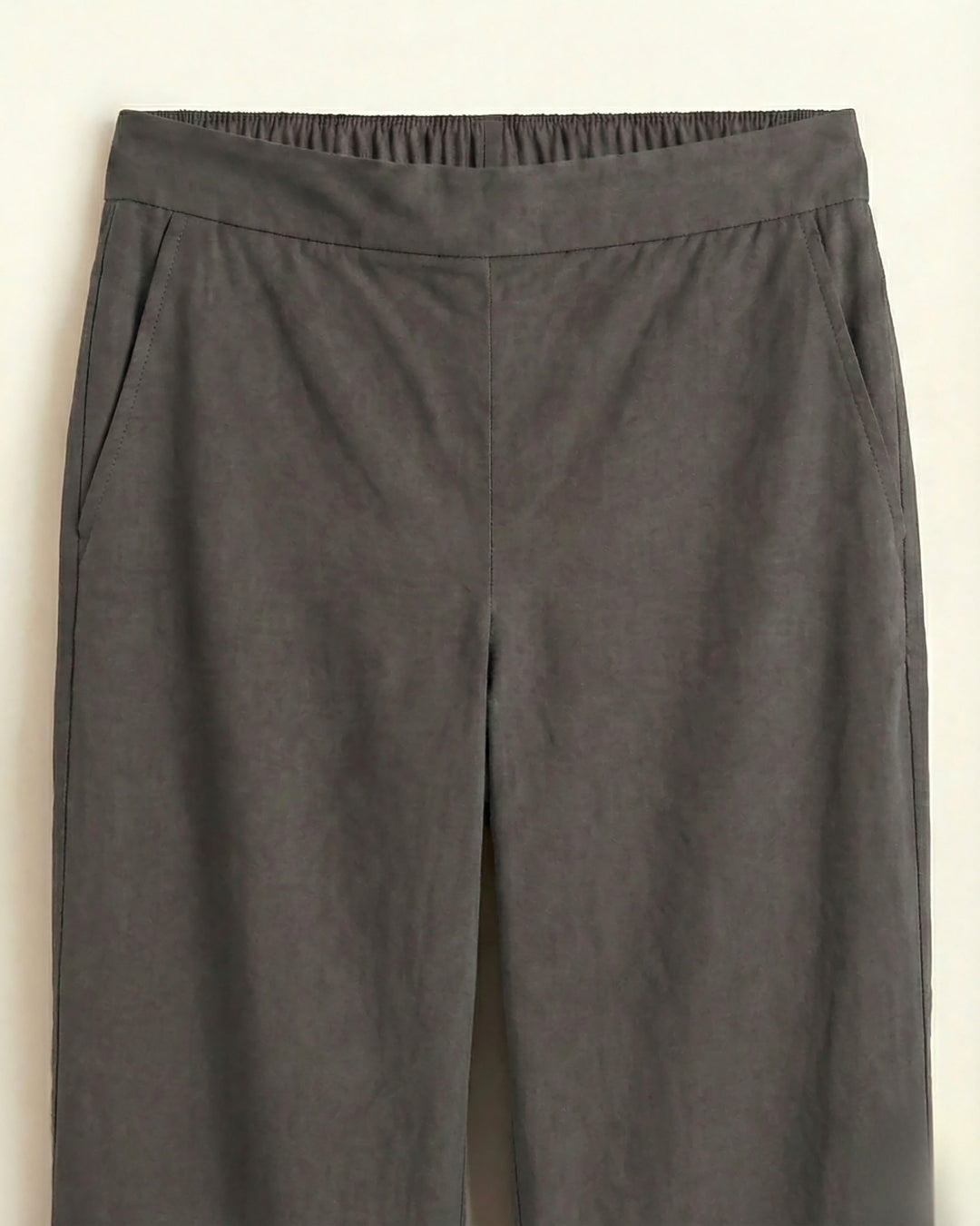 Fiza Dark Gray Cotton Straight Pants