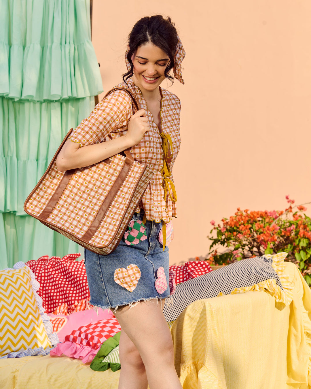 Zivara Brown Tote Bag