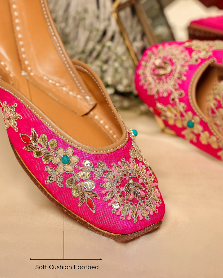 French Pink Handcrafted Jutti