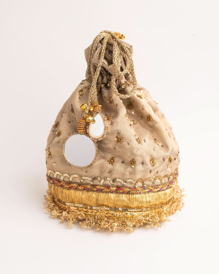 Naqaashi Beige Potli