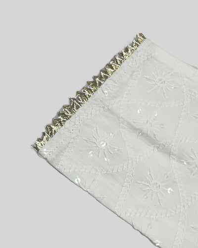 Pearl Ivory Anarkali Set