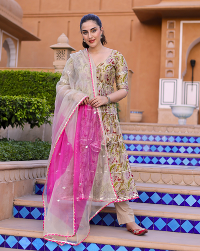 Tanima Chanderi Suit Set