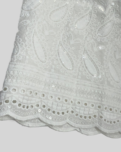 Pearl Ivory Anarkali Set