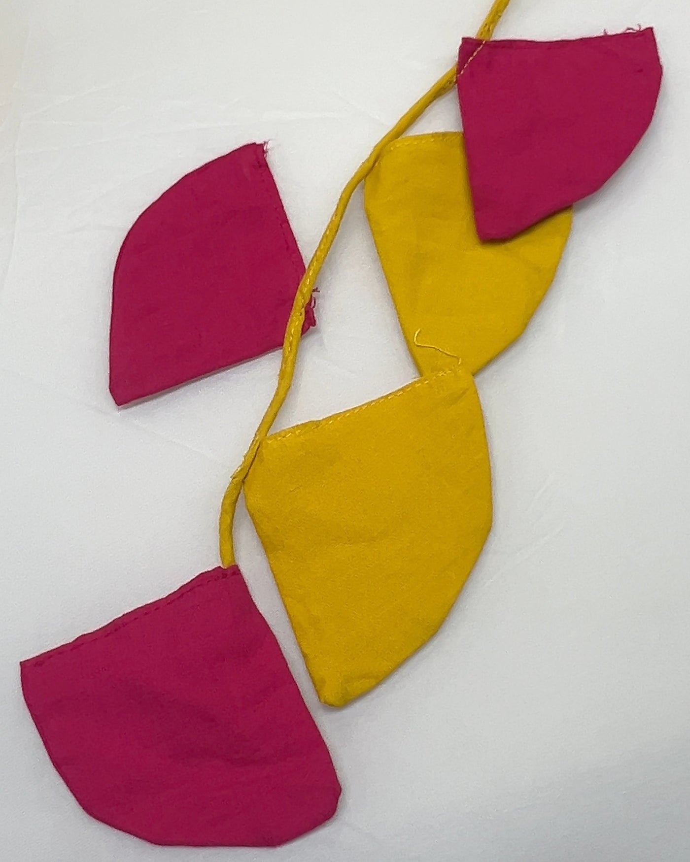 Yellow Organza Handpainted Suit Set