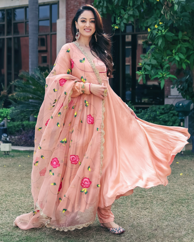 Beach Sand Handpainted Dupatta