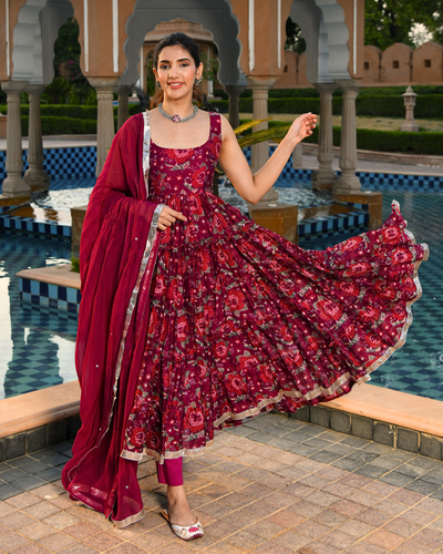 Siya Chanderi Dupatta