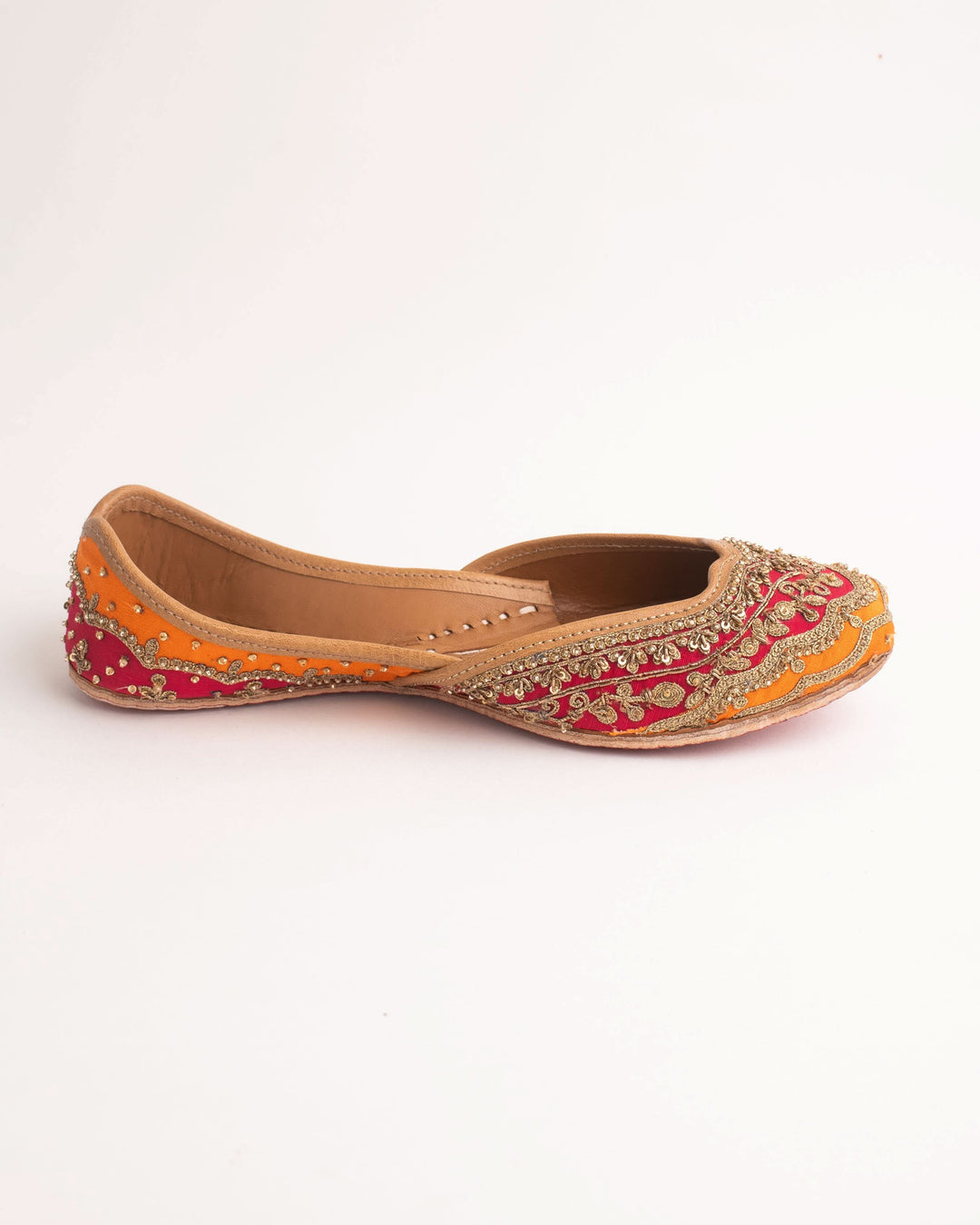 Mehfil Pink Handcrafted Jutti