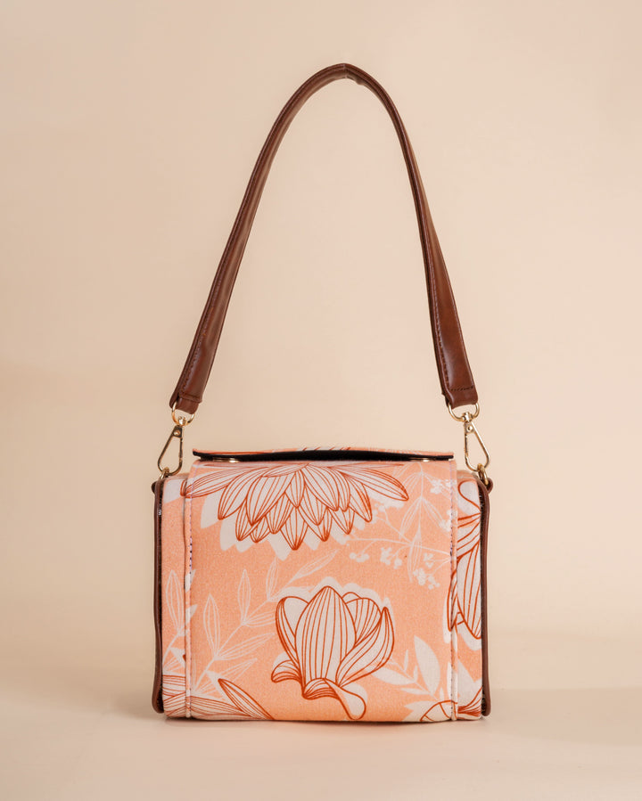 Lunaria Peach Satchel Bag