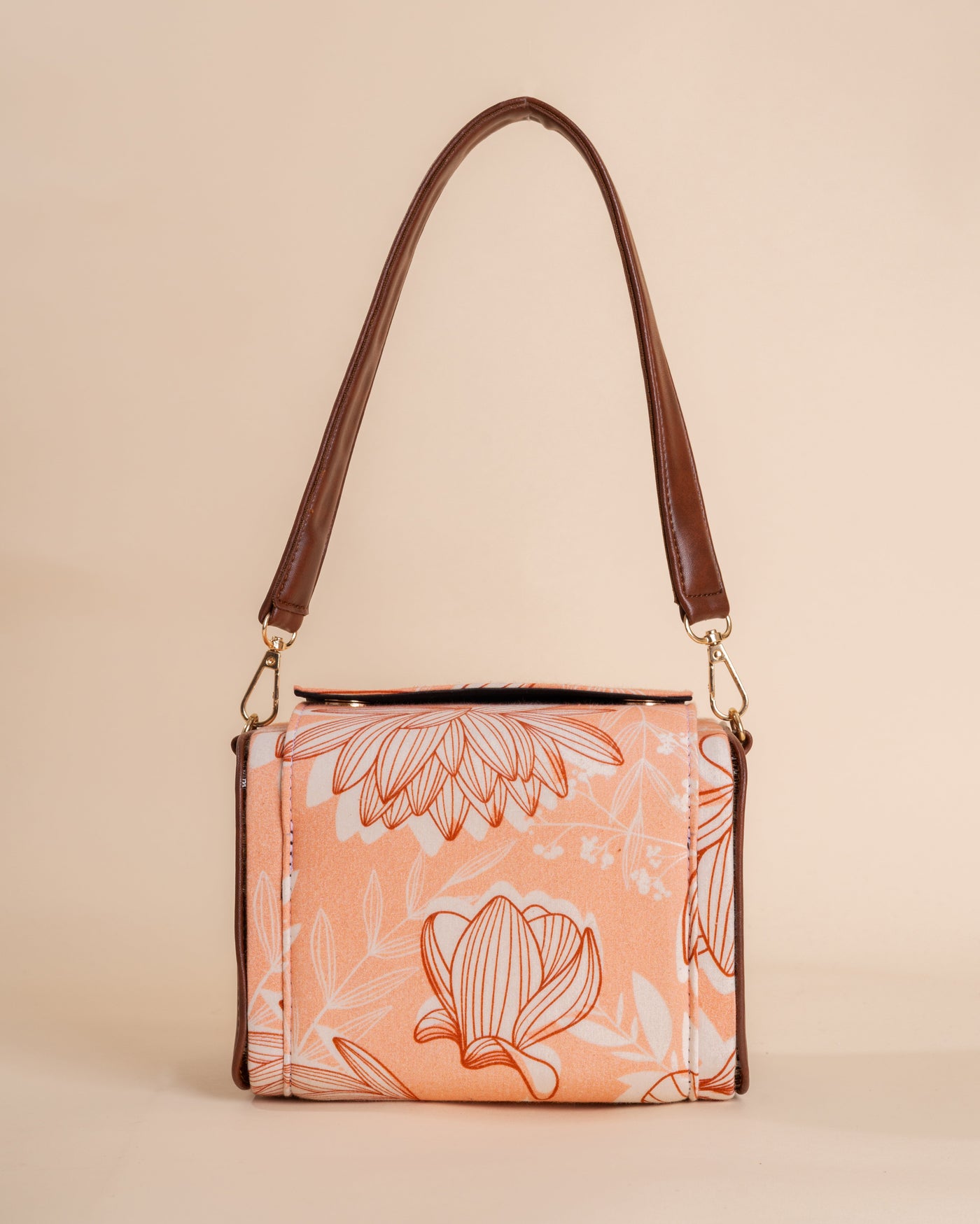 Lunaria Peach Satchel Bag