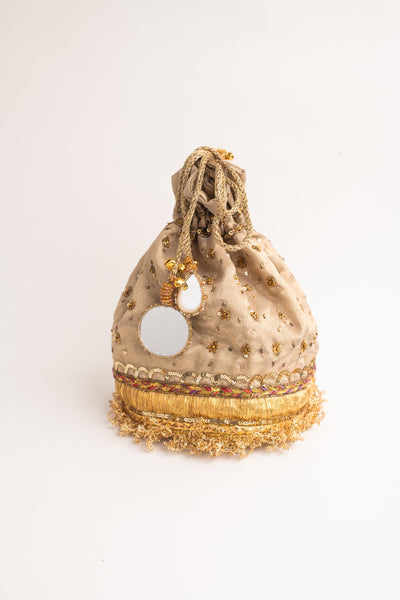 Naqaashi Beige Potli