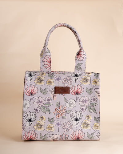Whimsical Lilac Tote Bag