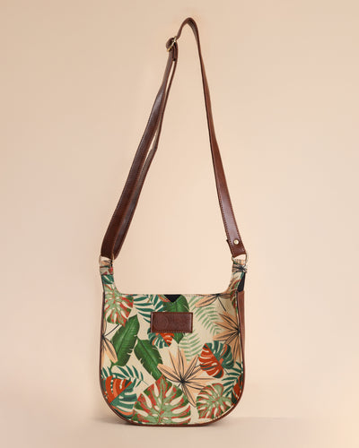 Fescue Cream Sling Bag