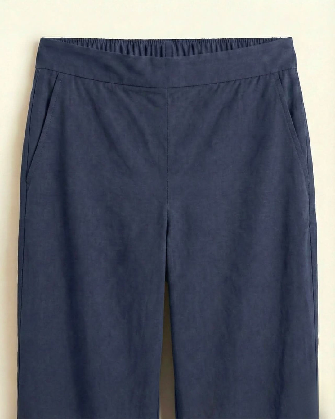 Chaya Indigo Cotton Straight Pants