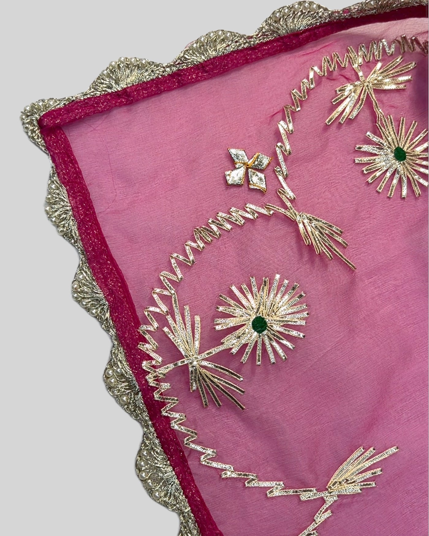 Sparkling Purple Gotapatti Suit Set