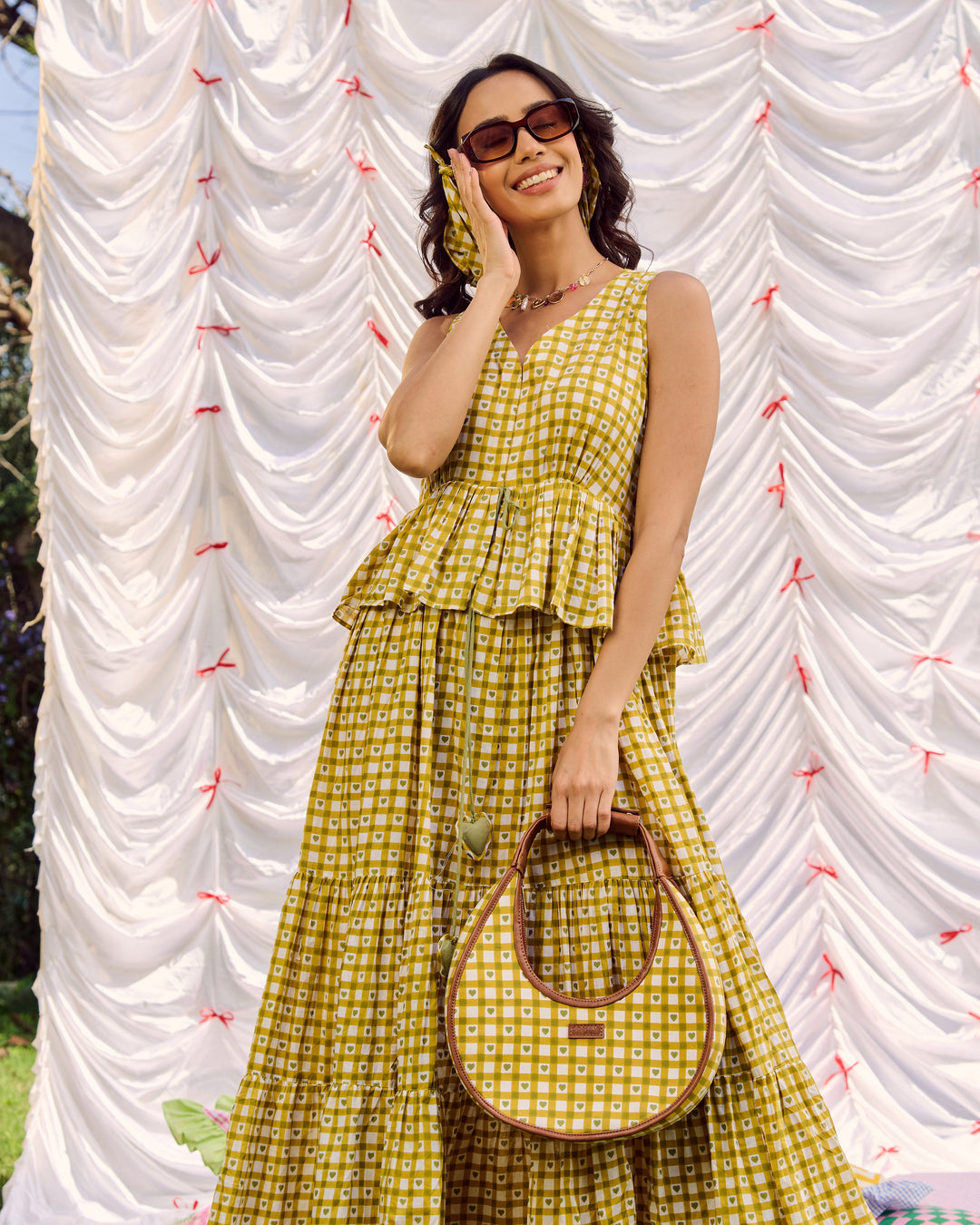 Selvia Green Half Moon Bag