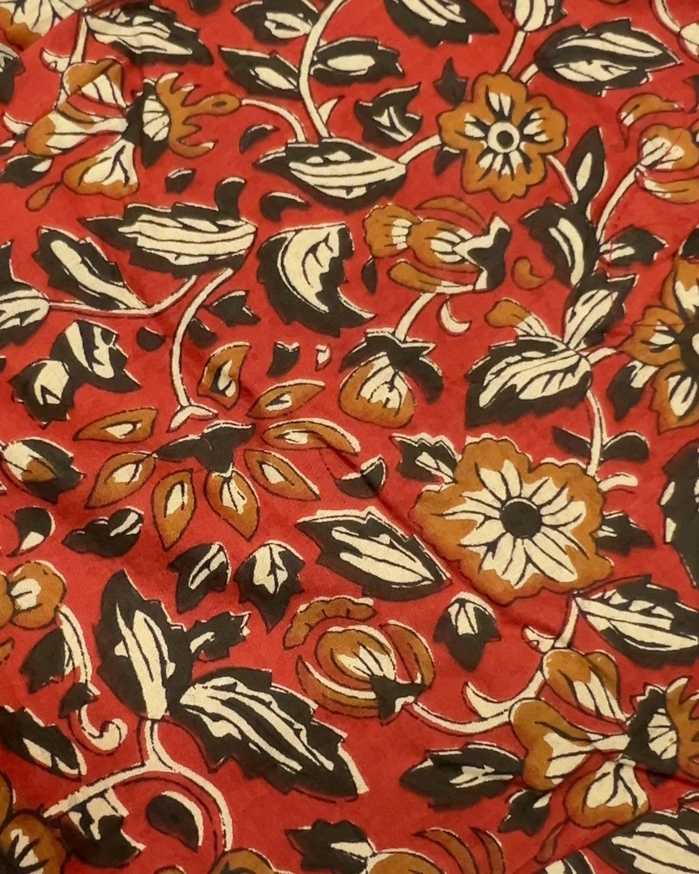 Tawny Brown Handblock Suit Set